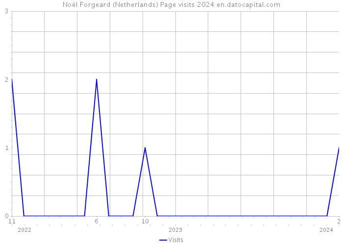 Noël Forgeard (Netherlands) Page visits 2024 
