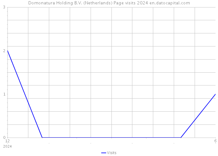 Domonatura Holding B.V. (Netherlands) Page visits 2024 