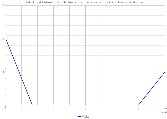 Opti-Light Beheer B.V. (Netherlands) Page visits 2024 