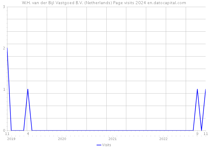 W.H. van der Bijl Vastgoed B.V. (Netherlands) Page visits 2024 