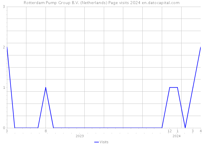 Rotterdam Pump Group B.V. (Netherlands) Page visits 2024 