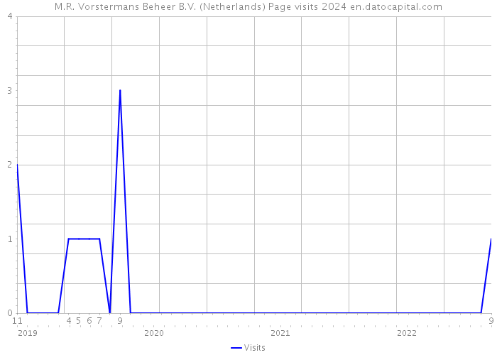 M.R. Vorstermans Beheer B.V. (Netherlands) Page visits 2024 