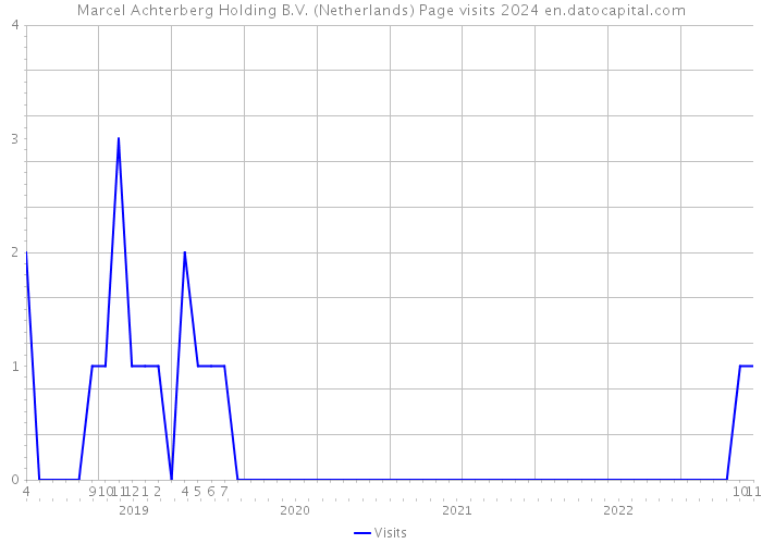 Marcel Achterberg Holding B.V. (Netherlands) Page visits 2024 