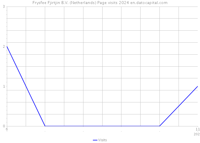 Frysfee Fjirtjin B.V. (Netherlands) Page visits 2024 