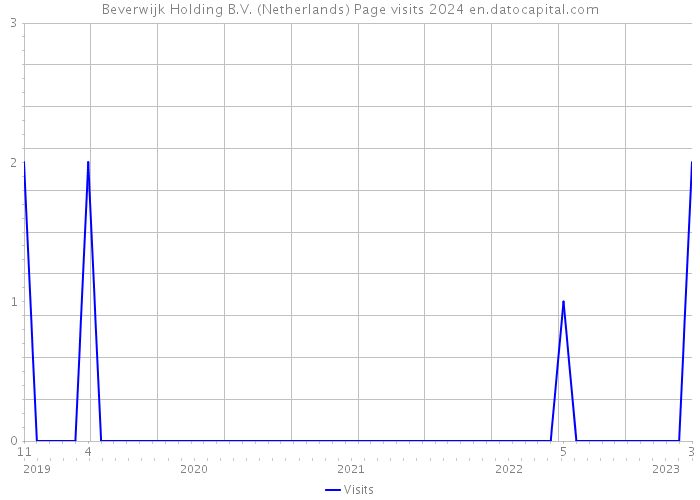 Beverwijk Holding B.V. (Netherlands) Page visits 2024 