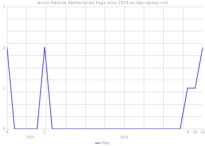 Jeroen Ribbink (Netherlands) Page visits 2024 