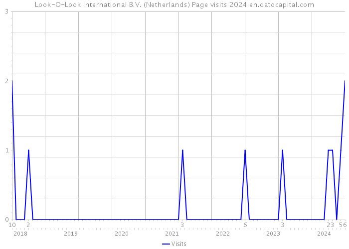 Look-O-Look International B.V. (Netherlands) Page visits 2024 