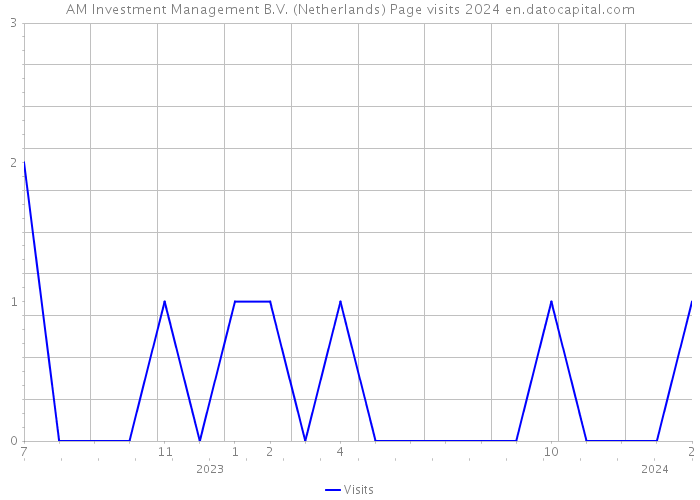 AM Investment Management B.V. (Netherlands) Page visits 2024 