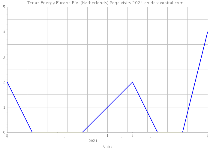 Tenaz Energy Europe B.V. (Netherlands) Page visits 2024 
