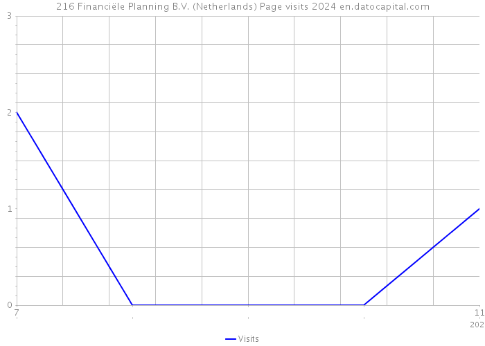 216 Financiële Planning B.V. (Netherlands) Page visits 2024 