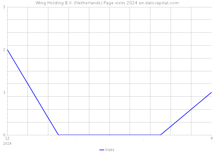 Wing Holding B.V. (Netherlands) Page visits 2024 