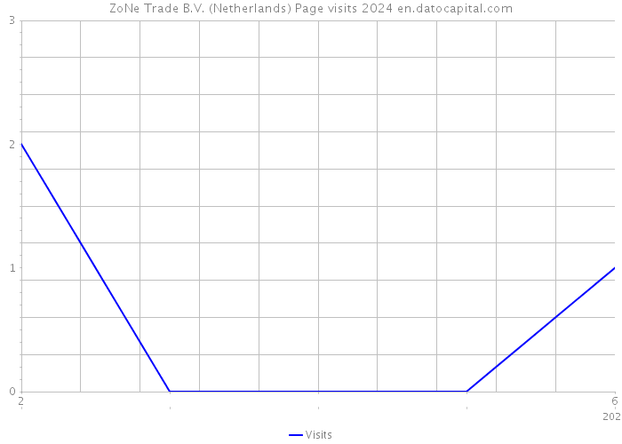 ZoNe Trade B.V. (Netherlands) Page visits 2024 