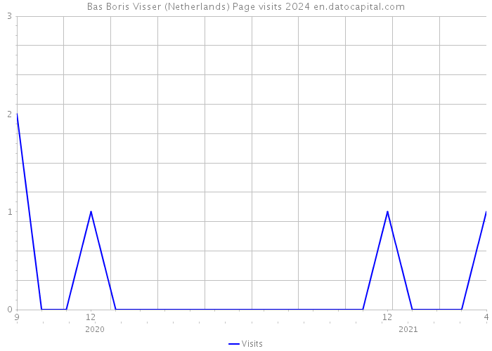 Bas Boris Visser (Netherlands) Page visits 2024 