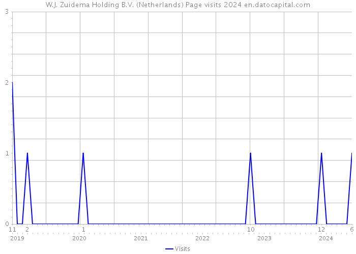 W.J. Zuidema Holding B.V. (Netherlands) Page visits 2024 