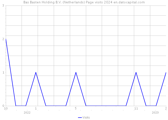 Bas Basten Holding B.V. (Netherlands) Page visits 2024 