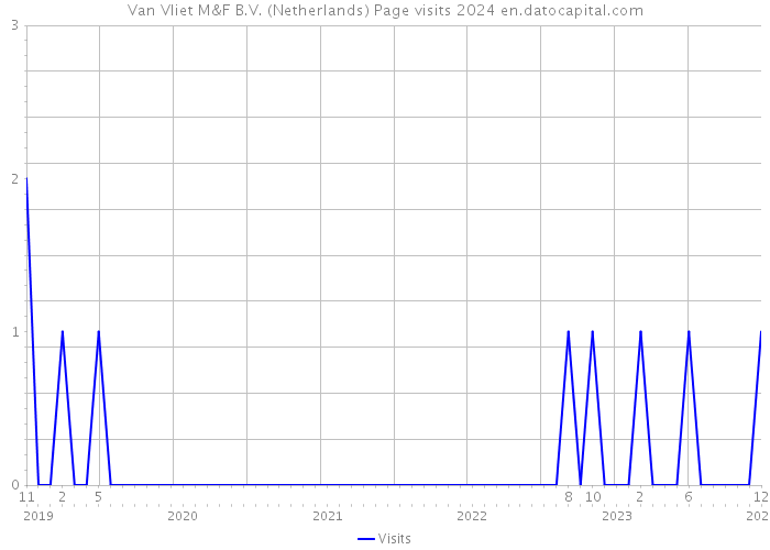 Van Vliet M&F B.V. (Netherlands) Page visits 2024 