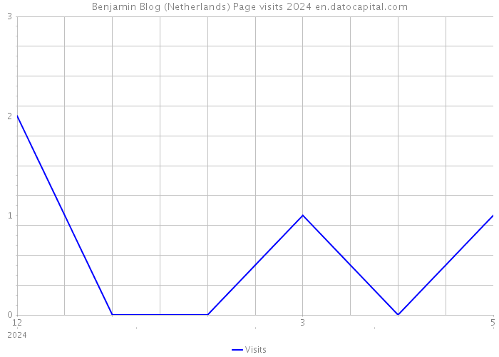 Benjamin Blog (Netherlands) Page visits 2024 