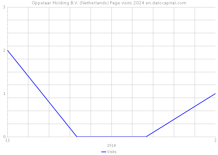 Oppelaar Holding B.V. (Netherlands) Page visits 2024 