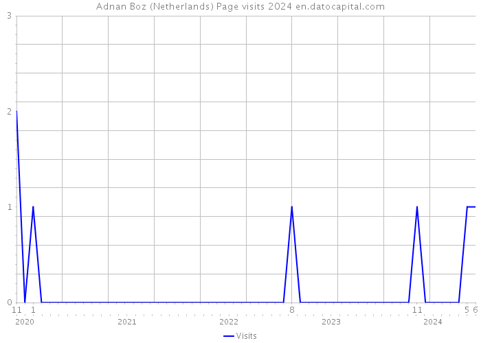 Adnan Boz (Netherlands) Page visits 2024 