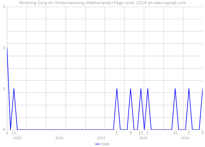 Stichting Zorg en Ondersteuning (Netherlands) Page visits 2024 