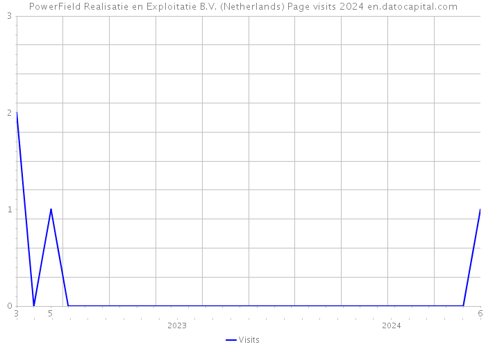 PowerField Realisatie en Exploitatie B.V. (Netherlands) Page visits 2024 
