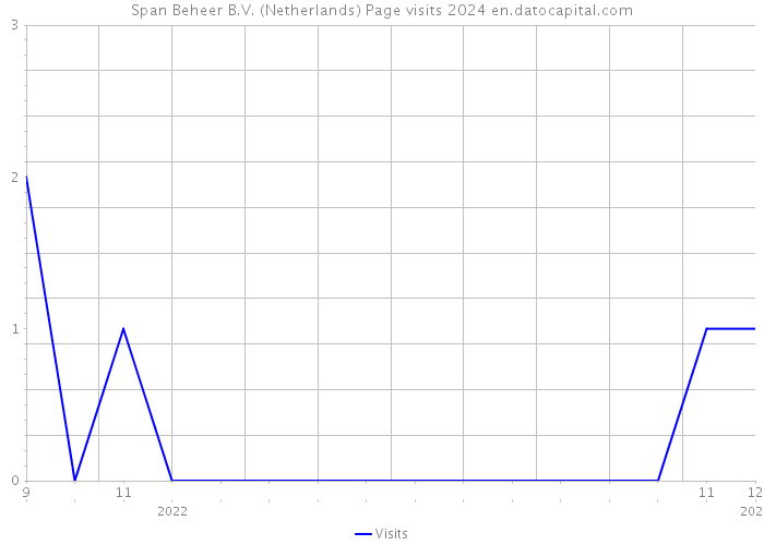 Span Beheer B.V. (Netherlands) Page visits 2024 