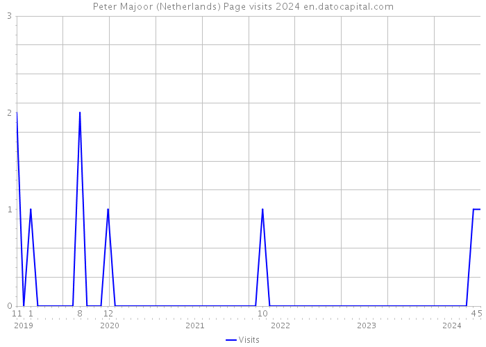 Peter Majoor (Netherlands) Page visits 2024 