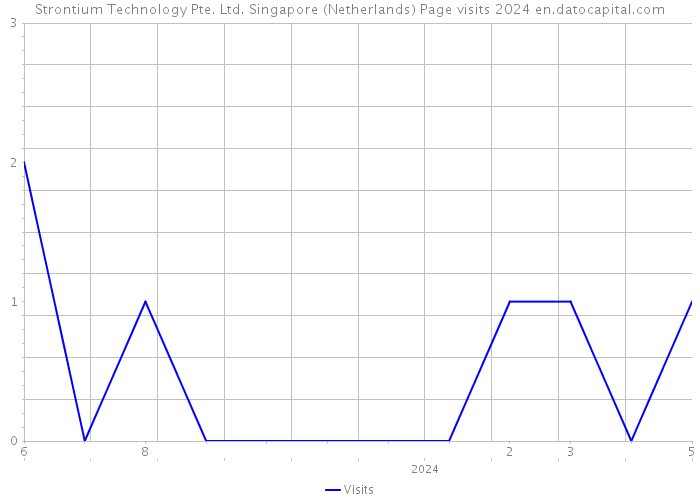 Strontium Technology Pte. Ltd. Singapore (Netherlands) Page visits 2024 