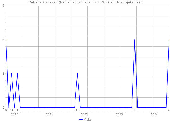 Roberto Canevari (Netherlands) Page visits 2024 