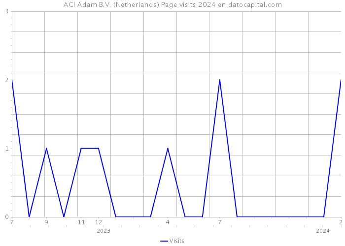 ACI Adam B.V. (Netherlands) Page visits 2024 
