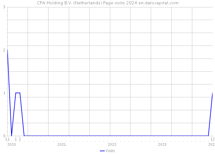 CPA Holding B.V. (Netherlands) Page visits 2024 