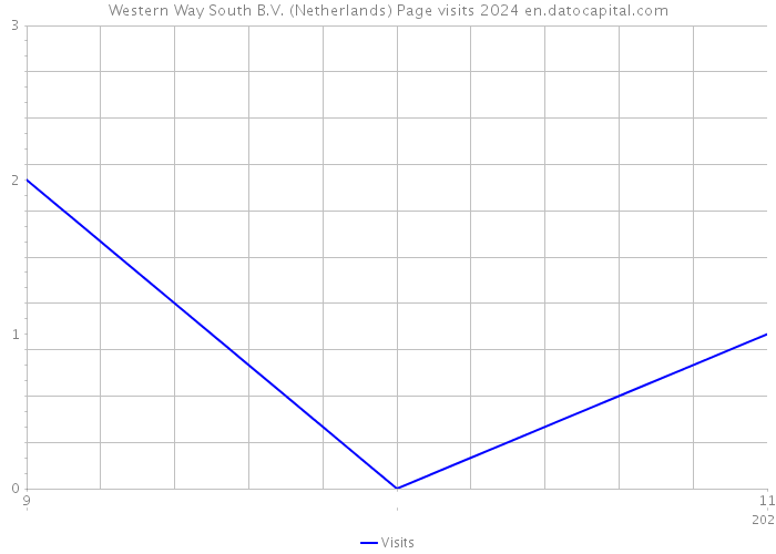 Western Way South B.V. (Netherlands) Page visits 2024 