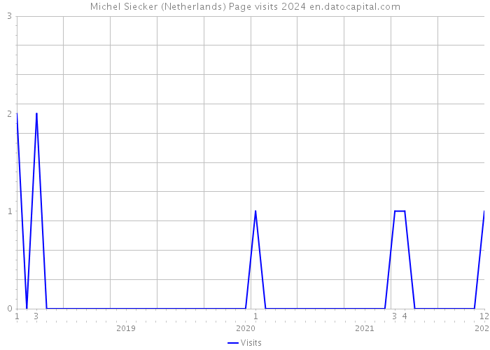 Michel Siecker (Netherlands) Page visits 2024 