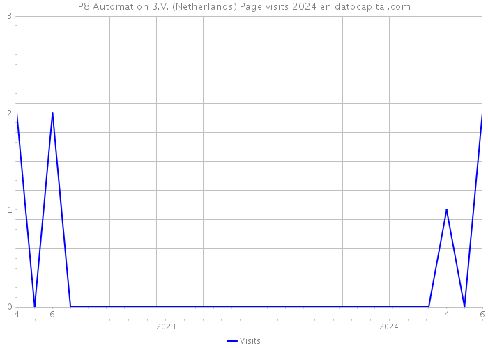 P8 Automation B.V. (Netherlands) Page visits 2024 