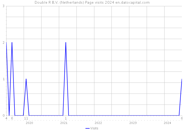 Double R B.V. (Netherlands) Page visits 2024 