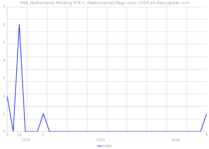 NWL Netherlands Holding III B.V. (Netherlands) Page visits 2024 