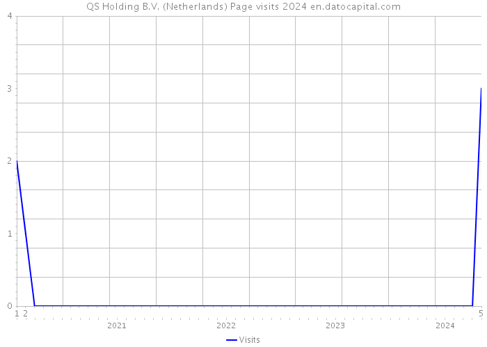 QS Holding B.V. (Netherlands) Page visits 2024 