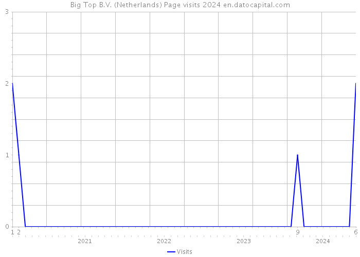 Big Top B.V. (Netherlands) Page visits 2024 