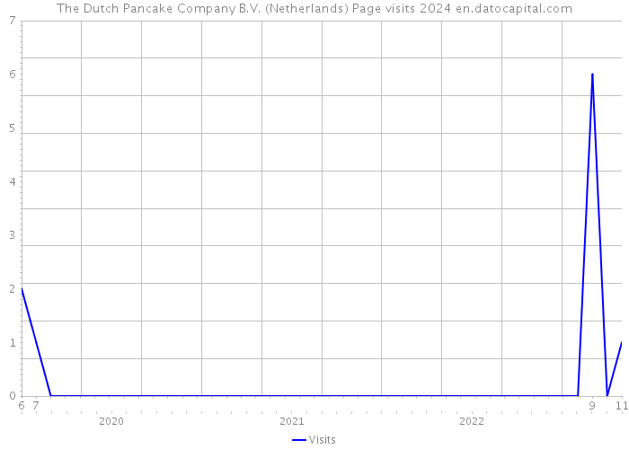 The Dutch Pancake Company B.V. (Netherlands) Page visits 2024 