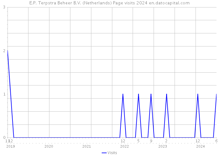 E.P. Terpstra Beheer B.V. (Netherlands) Page visits 2024 
