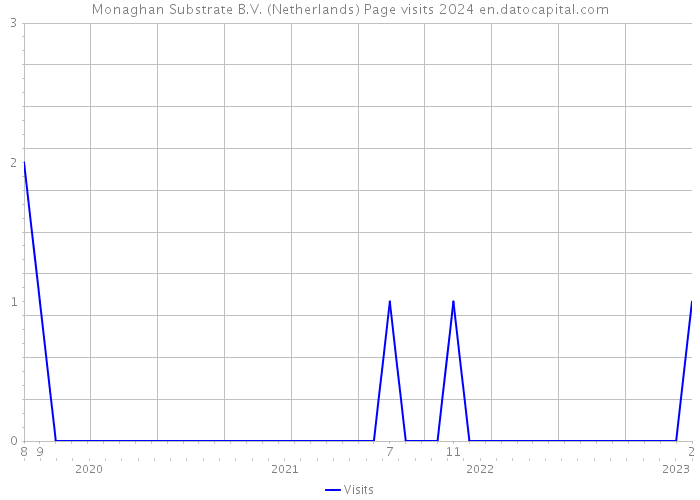 Monaghan Substrate B.V. (Netherlands) Page visits 2024 