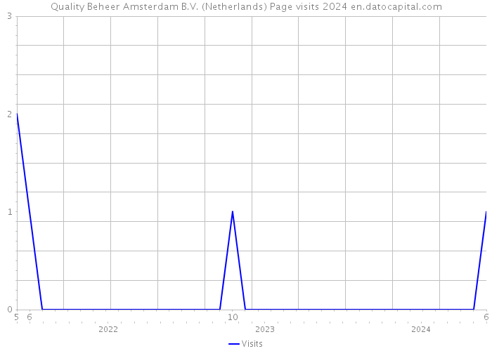 Quality Beheer Amsterdam B.V. (Netherlands) Page visits 2024 