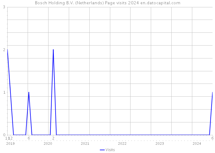 Bosch Holding B.V. (Netherlands) Page visits 2024 
