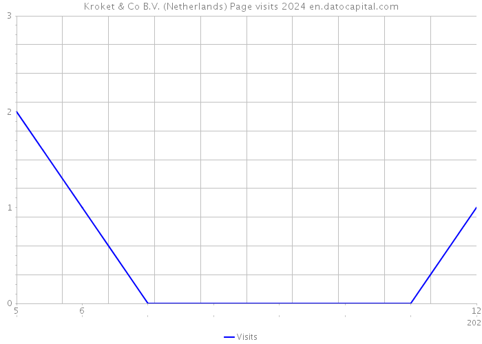Kroket & Co B.V. (Netherlands) Page visits 2024 