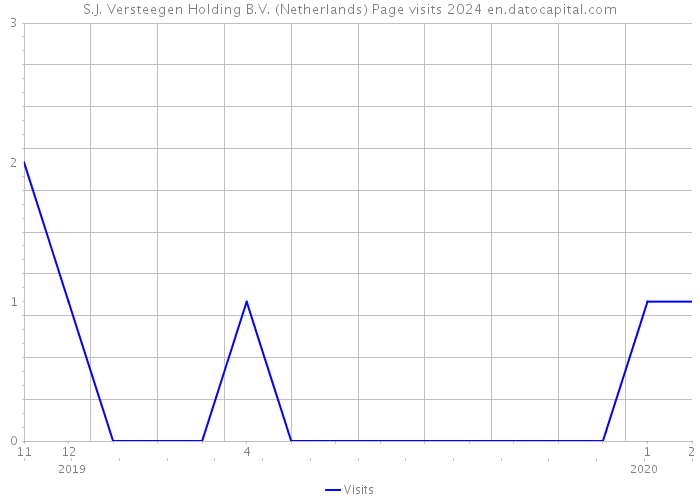S.J. Versteegen Holding B.V. (Netherlands) Page visits 2024 