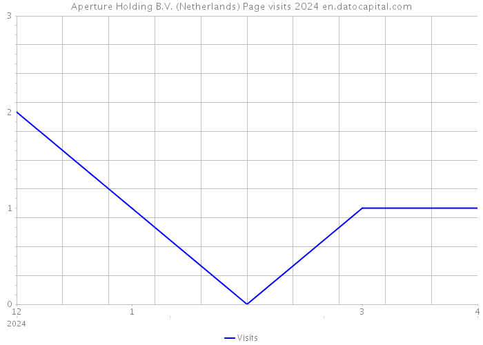 Aperture Holding B.V. (Netherlands) Page visits 2024 