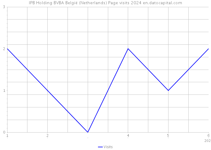 IPB Holding BVBA België (Netherlands) Page visits 2024 