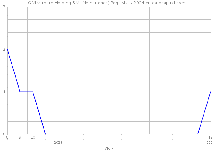 G Vijverberg Holding B.V. (Netherlands) Page visits 2024 