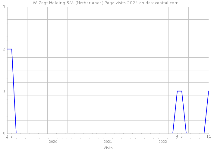 W. Zagt Holding B.V. (Netherlands) Page visits 2024 