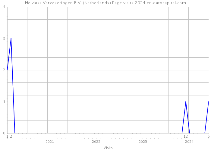 Helviass Verzekeringen B.V. (Netherlands) Page visits 2024 